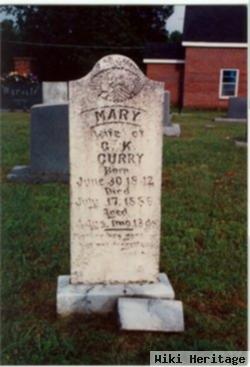 Mary Jane Garrett Curry