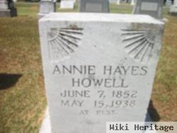 Angelina Chaires "annie" Hayes Howell