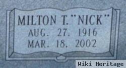 Milton Theodore "nick" Nichols