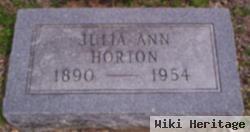 Julia Ann Cahill Horton