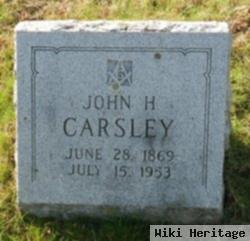 John H Carsley