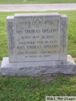 Mrs Thomas Gregory