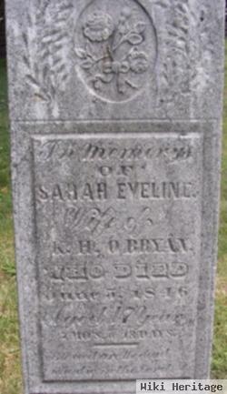 Sarah Eveline O'bryan