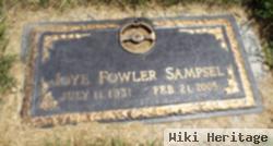 Joye Fowler Sampsel