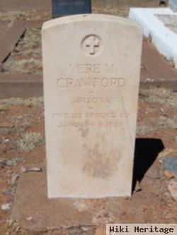 Pvt Vere M. Crawford