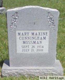 Mary Maxine Cunningham Mossman