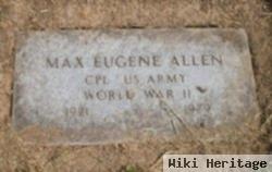 Max Eugene Allen