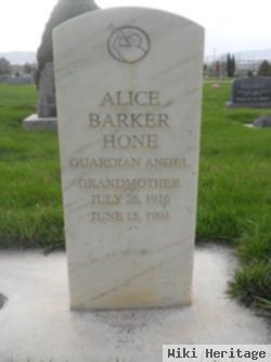 Alice Barker Hone