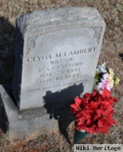 Clyda May Lambert Crawford