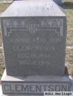 Jennie Fanchon Clementson