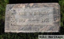 Allie W. Burgess