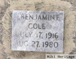 Benjamin Franklin Cole