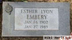 Esther Lyon Embery