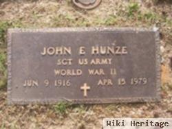 John E Hunze
