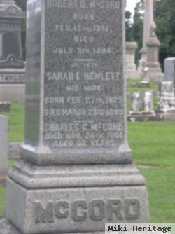 Sarah E. Hewlett Mccord