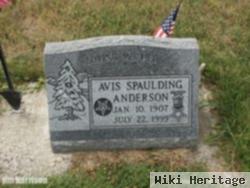 Avis Georgianna Spaulding Anderson