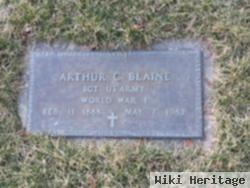 Sgt Arthur C. Blaine