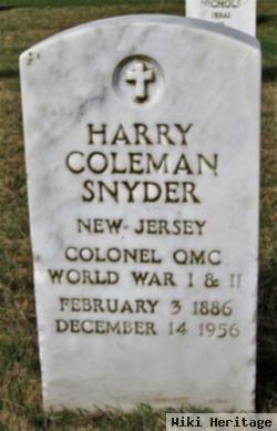 Harry Coleman Snyder