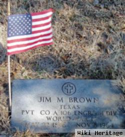 Pvt Jim M. Brown