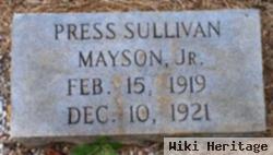 Pressley Sullivan "press" Mayson, Jr