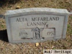 Alta Mcfarland Lanning