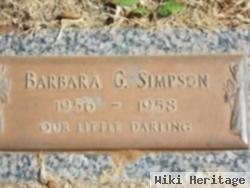 Barbara G Simpson