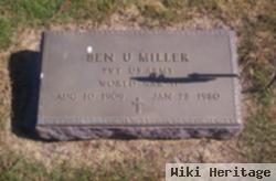 Ben U Miller