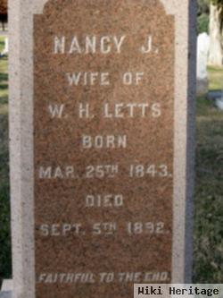 Nancy J Letts