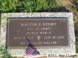 Walter E Henry