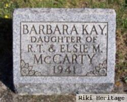 Infant Barbara Kay Mccarty