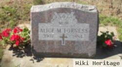 Alice M Marron Forness