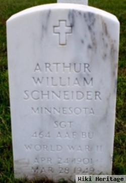 Sgt Arthur William Schneider