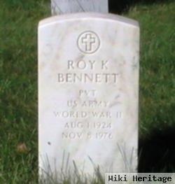 Pvt Roy K. Bennett