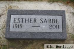 Esther L Sabbe