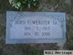 John F Webster, Sr