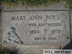 Mary Ann Boyd