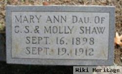 Mary Ann Shaw