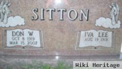 Don Willford Sitton