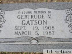 Gertrude V. Gatson