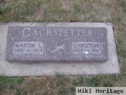 Martin L Gackstetter