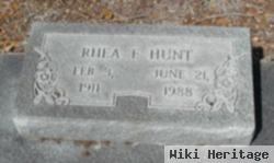Rhea F. Hunt