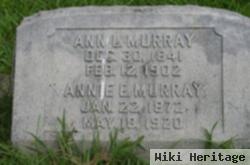 Annie E Murray