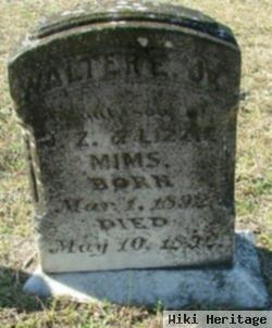 Walter J Mims