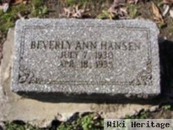 Beverly Ann Hansen