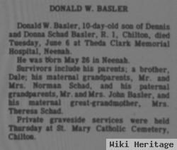 Donald W. Basler