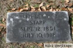 Sarah Ann "sallie" Bennett Starr