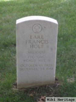 Pfc Earl Francis Holt