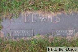 Walter D Lewis