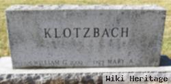 William G. Klotzbach