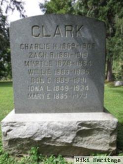 Charlie H Clark